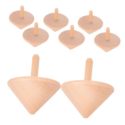 Sewroro 8 Stück Teiliges Holz zum Bemalen Unbemalte DIY Gyroskop Spielzeuge für Robustes Naturholz Fördert Hand Auge Koordination für Geburtstags und Partyaktivitäten Sewroro 8 Stück Teiliges Holz zum Bemalen Unbemalte DIY Gyroskop Spielzeuge für Robustes Naturholz Fördert Hand Auge Koordination für Geburtstags und Partyaktivitäten von Sewroro