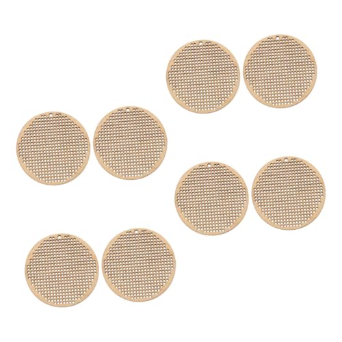 Sewroro 8 Stück Teiliges Runde Holzanhänger Blanko Kreuzstich Holzchips für DIY Basteln Kreative Anhänger Lesezeichen und Schmuck zum Besticken Naturbelassene Holzscheiben für Anfänger Sewroro 8 Stück Teiliges Runde Holzanhänger Blanko Kreuzstich Holzchips für DIY Basteln Kreative Anhänger Lesezeichen und Schmuck zum Besticken Naturbelassene Holzscheiben für Anfänger von Sewroro