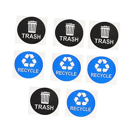 Sewroro 8 Stück Teiliges Wasserdichte Mülltonnen aufkleber aus PVC für Abfalltrennung und Recycling Selbstklebend Abnehmbar Geeignet für Küchen Außenmülleimer Praktische Sewroro 8 Stück Teiliges Wasserdichte Mülltonnen aufkleber aus PVC für Abfalltrennung und Recycling Selbstklebend Abnehmbar Geeignet für Küchen Außenmülleimer Praktische von Sewroro