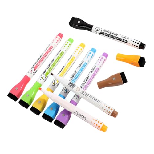 Sewroro 8 Stück Teiliges Whiteboard Marker mit Radierfunktion Magnetische Abwischbare Marker Stifte in Farben Feinspitzige Wasserbasierte für Büro Schule und Kinderzeichnung Sewroro 8 Stück Teiliges Whiteboard Marker mit Radierfunktion Magnetische Abwischbare Marker Stifte in Farben Feinspitzige Wasserbasierte für Büro Schule und Kinderzeichnung von Sewroro