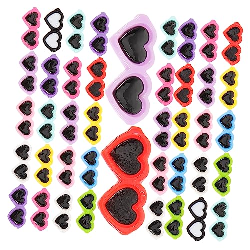 Sewroro 80 Stück Teiliges Mini Sonnenbrillen Charms aus Resin Bunte Flache Cartoon Brillen Diy Schmuckanhänger Leichte Handgemachte Dekoration für Handyhüllen Haaraccessoires Bastelbedarf Sewroro 80 Stück Teiliges Mini Sonnenbrillen Charms aus Resin Bunte Flache Cartoon Brillen Diy Schmuckanhänger Leichte Handgemachte Dekoration für Handyhüllen Haaraccessoires Bastelbedarf von Sewroro