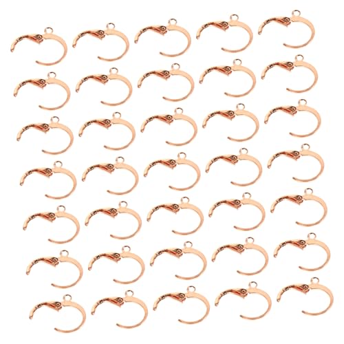 Sewroro 80 Stück Teiliges Runde Ohrhaken aus Offene Ohrringdrähte für DIY Schmuckherstellung Korrosionsbeständig und Langlebig Komfortabel und Hautfreundlich für Eleganten Ohrschmuck von Sewroro