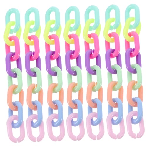 Sewroro 800 Stück Acryl Verbindungsringe Abnehmbare Kettenringe für DIY Handwerksprojekte Schlüsselanhänger Brillenketten und Langlebig und Farbenfroh Sewroro 800 Stück Acryl Verbindungsringe Abnehmbare Kettenringe für DIY Handwerksprojekte Schlüsselanhänger Brillenketten und Langlebig und Farbenfroh von Sewroro