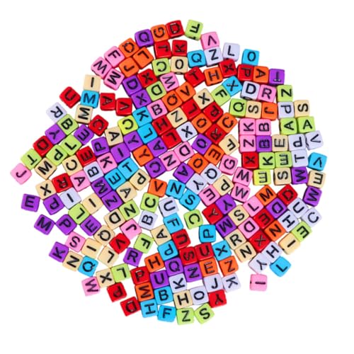 Sewroro 800 Stück DIY Buchstabenperlen Eckige Acrylperlen Farbig Schwarz Mix für Schmuckherstellung Armbänder Bastelperlen Zubehör für Personalisierte DIY Dekoration Sewroro 800 Stück DIY Buchstabenperlen Eckige Acrylperlen Farbig Schwarz Mix für Schmuckherstellung Armbänder Bastelperlen Zubehör für Personalisierte DIY Dekoration von Sewroro