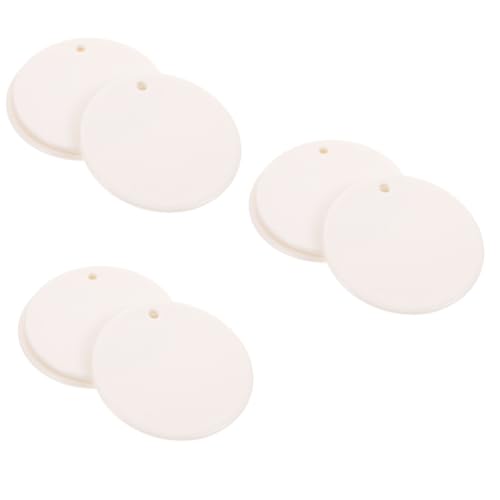 Sewroro 9 STK. Teiliges DIY Keramik Anhänger Blanko Bastelanhänger aus Hochwertiger Keramik für Bemalen und Gestalten Vielseitig für Dekoration und Geschenkideen von Sewroro