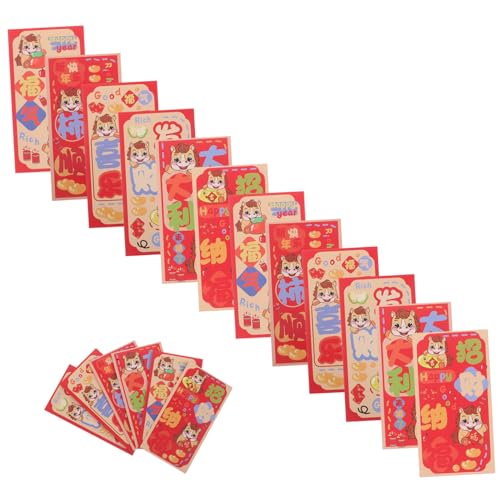 Sewroro 90 Stück Rote Umschläge Jahr Des Pferdes Chinesische Neujahr Geldumschläge Hong Bao Glücksumschläge Für Frühlingsfest Hochzeiten Geburtstage Feierlichkeiten von Sewroro