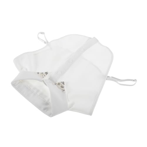 Sewroro Abnehmbarer Fake Kragen für Damen Chiffon Stilvolles Handgefertigtes Dekorationsaccessoire für Blusen mit Zusätzlichem Schutz und Atmungsaktivität für Sommer Sewroro Abnehmbarer Fake Kragen für Damen Chiffon Stilvolles Handgefertigtes Dekorationsaccessoire für Blusen mit Zusätzlichem Schutz und Atmungsaktivität für Sommer von Sewroro