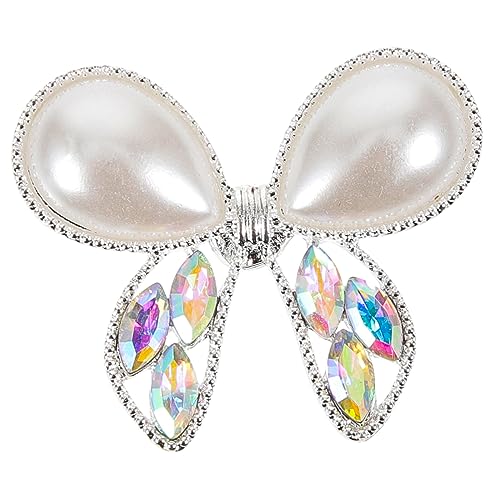 Sewroro Alloy Schmetterlingsapplikationen Glitzernde Kleidung Patches für DIY Bastelprojekte Hochwertige Dekorationen für Handtaschen und Textilien Silberner Wasserperlenschmetterling Sewroro Alloy Schmetterlingsapplikationen Glitzernde Kleidung Patches für DIY Bastelprojekte Hochwertige Dekorationen für Handtaschen und Textilien Silberner Wasserperlenschmetterling von Sewroro