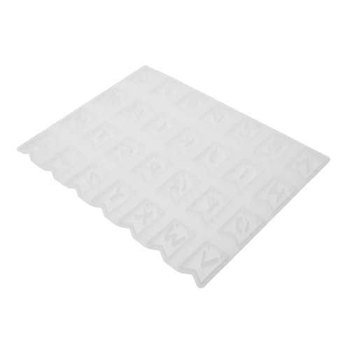 Sewroro Alphabet Resin Silikonformen mit Löchern Flexible DIY Buchstaben Gießform für Anhänger Schlüsselanhänger Schmuckherstellung Vielseitig für Harz Gips Kinderfreundlich Langlebig von Sewroro