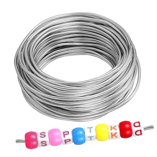Sewroro Aluminium Basteldraht Flexibler und Biegbarer Draht für Floristik Modellbau und Diy Projekte Langlebig und Einfach zu Formen für Kreative Arbeiten Sewroro Aluminium Basteldraht Flexibler und Biegbarer Draht für Floristik Modellbau und Diy Projekte Langlebig und Einfach zu Formen für Kreative Arbeiten von Sewroro