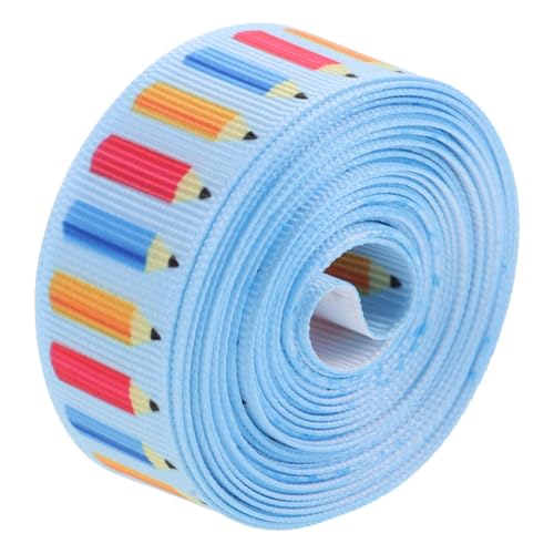 Sewroro Back To School Ripsband aus Polyester Reißfestes Farbintensives Geschenkband für DIY Basteln Blumenarrangements und Dekorative Verpackungen Sewroro Back To School Ripsband aus Polyester Reißfestes Farbintensives Geschenkband für DIY Basteln Blumenarrangements und Dekorative Verpackungen von Sewroro