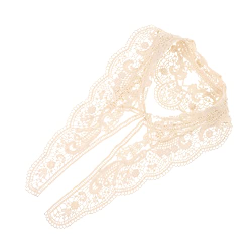 Sewroro Baumwollstickerei Kragen Spitze Applikation DIY Vintage Blusenkragen Eleganter Bestickter Spitzenkragen für Hochzeit und Kleidung Verzierung Sewroro Baumwollstickerei Kragen Spitze Applikation DIY Vintage Blusenkragen Eleganter Bestickter Spitzenkragen für Hochzeit und Kleidung Verzierung von Sewroro