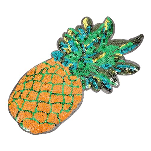Sewroro Bestickter Pailletten Aufnäher Ananas Groß Weich Stoffpatches zum Aufnähen DIY Kleidung Taschen Schuhe Verzierung Reparieren Sewroro Bestickter Pailletten Aufnäher Ananas Groß Weich Stoffpatches zum Aufnähen DIY Kleidung Taschen Schuhe Verzierung Reparieren von Sewroro
