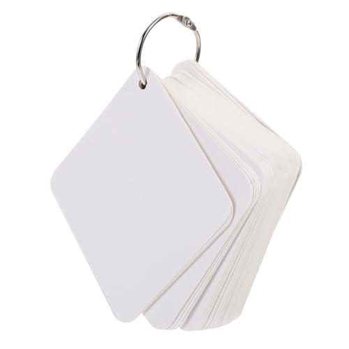 Sewroro Blanko Karteikarten mit Vorgelochten Löchern und Metallringen Glatte Oberfläche Langlebiges Papier zum Lernen Notizen DIY und Organisation Sewroro Blanko Karteikarten mit Vorgelochten Löchern und Metallringen Glatte Oberfläche Langlebiges Papier zum Lernen Notizen DIY und Organisation von Sewroro