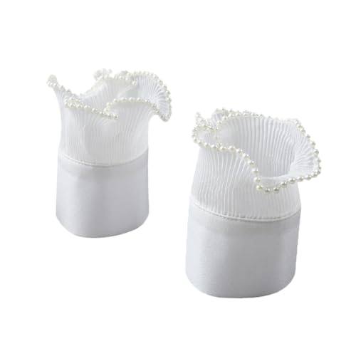 Sewroro Braut Handgelenkmanschetten mit Perlenbesatz Abnehmbare Bauschige Ärmelmanschetten aus Atmungsaktiv und Elegant Geeignet für Hochzeitskleider Lolita kostüme und Festliche Anlässe Sewroro Braut Handgelenkmanschetten mit Perlenbesatz Abnehmbare Bauschige Ärmelmanschetten aus Atmungsaktiv und Elegant Geeignet für Hochzeitskleider Lolita kostüme und Festliche Anlässe von Sewroro