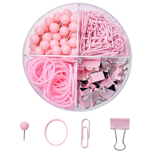 Sewroro Büroklammer in Pastellfarben Creative Paper Clips Vielseitige Binder Clips und Dekorative Heftklammern für Büro Schule und Zuhause Robust und Wiederverwendbar von Sewroro
