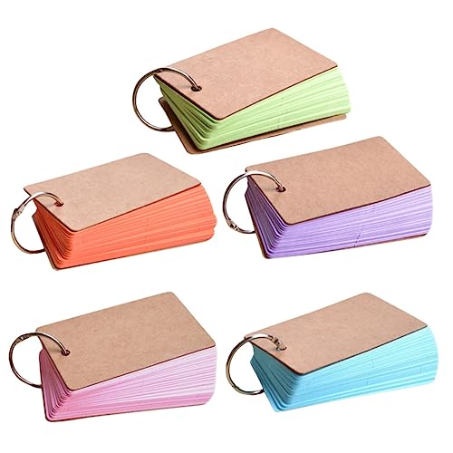 Sewroro Bunte DIY Notizblöcke Blanko Karteikarten für Vokabeln Memo und Planung Schreibset für Schüler Freunde und Familie Leicht und Tragbar Sewroro Bunte DIY Notizblöcke Blanko Karteikarten für Vokabeln Memo und Planung Schreibset für Schüler Freunde und Familie Leicht und Tragbar von Sewroro