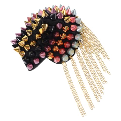 Sewroro Bunte Dekorative Schulter Epaulette mit Quasten Modisches Punk Design Nietenverzierung Vielseitiges Kostümzubehör für Bühne Party Hochzeit und Festliche Anlässe Sewroro Bunte Dekorative Schulter Epaulette mit Quasten Modisches Punk Design Nietenverzierung Vielseitiges Kostümzubehör für Bühne Party Hochzeit und Festliche Anlässe von Sewroro