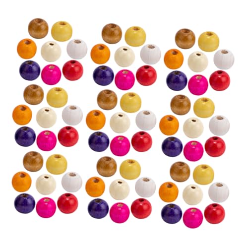 Sewroro Bunte Holzperlen Rund Holz Spacer Beads DIY Schmuck Basteln Armbänder Halsketten Zubehör Robuste Farbige Holzperlen für Kreative Handarbeiten Sewroro Bunte Holzperlen Rund Holz Spacer Beads DIY Schmuck Basteln Armbänder Halsketten Zubehör Robuste Farbige Holzperlen für Kreative Handarbeiten von Sewroro