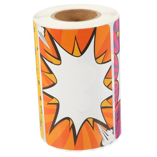 Sewroro Bunte Selbstklebende Namensetiketten Kleine Aufkleber zum Beschriften für Flaschen Ordner Geschenkverpackungen Praktische Langlebige Cartoon Label für Zuhause und Büro von Sewroro