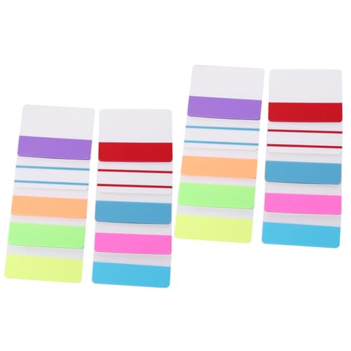 Sewroro Bunte Transparente Buch registertabs für Ordner Selbstklebende Index markierungen zum Lesen Annotieren und Klassifizieren für Lehrer und Legasthenie unterstützung von Sewroro