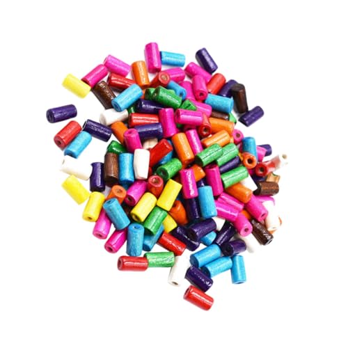 Sewroro Bunte Zylindrische Holzperlen Ca Stk DIY Spacer Perlen Natürliche Holz Bastelperlen für Schmuckherstellung Kreative DIY Zubehör für Armbänder und Halsketten Sewroro Bunte Zylindrische Holzperlen Ca Stk DIY Spacer Perlen Natürliche Holz Bastelperlen für Schmuckherstellung Kreative DIY Zubehör für Armbänder und Halsketten von Sewroro