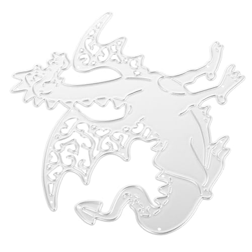 Sewroro Carbon Stahl Stanzform Drache Langlebige Prägeschablone für DIY Scrapbooking Basteln Papierhandwerk Robuste Schneideform für Kreative Projekte von Sewroro