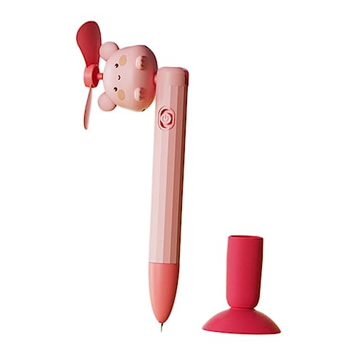Sewroro Cartoon Kugelschreiber mit Handventilator und Saugnapf Multifunktionaler Stift für Kühler Schreibstift mit Glatter Ergonomischer Griff für Schüler und Bürogebrauch von Sewroro