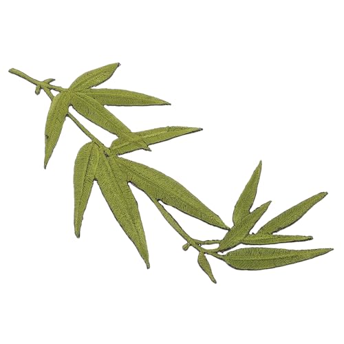Sewroro Chinesischer Stickerei Aufnäher Bamboo Leaf DIY Applikation Selbstklebend Vielseitige Kostüm Kleidung Patches für Handarbeit und Dekoration Sewroro Chinesischer Stickerei Aufnäher Bamboo Leaf DIY Applikation Selbstklebend Vielseitige Kostüm Kleidung Patches für Handarbeit und Dekoration von Sewroro