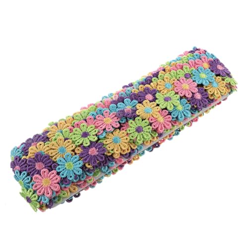 Sewroro DIY Blumen Spitzenband für Kinderbekleidung Mehrfarbige Stickerei Yards Langlebig und Vielseitig Einsetzbar für Nähprojekte und Kreative Handarbeiten Sewroro DIY Blumen Spitzenband für Kinderbekleidung Mehrfarbige Stickerei Yards Langlebig und Vielseitig Einsetzbar für Nähprojekte und Kreative Handarbeiten von Sewroro