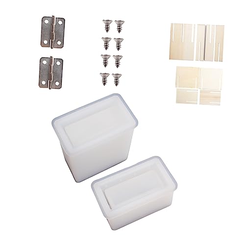 Sewroro DIY Silikonform Set für Zigarettenboxen Gießen Epoxidharz Mould Tool Kit zum Selbermachen von Zigarettenetuis Kreatives Bastelset für Freunde und Familie von Sewroro