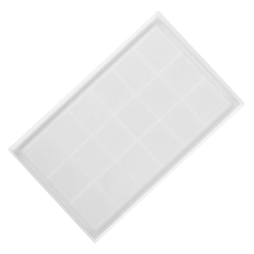 Sewroro DIY Silikonform für Untersetzer Flexible Epoxidharz Gießform zum Kreativen Basteln von Rechteckigen Cup Mats Wiederverwendbare Kunstharz Form für Personalisierte Geschenkideen von Sewroro