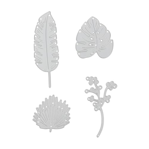 Sewroro DIY Stanzform Leaf Schneideform aus Carbonstahl Präzise Langlebig Wiederverwendbar für Scrapbooking Albumdekoration Basteln Leicht und Tragbar von Sewroro