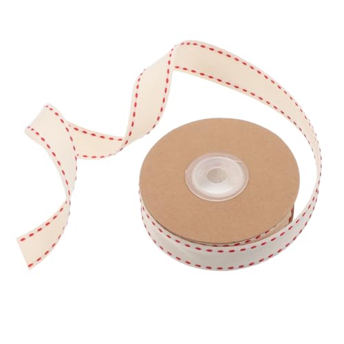 Sewroro Dickes Gesticktes Weißes Band für Dekoration Geschenkverpackung Diy Basteln Hochzeitsbouquets Yards von Sewroro