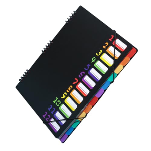 Sewroro Dokumentenmappe mit Fächern Flexibler Ordner für Schule und Büro Tragbar und Leicht Organisieren Wichtiger Unterlagen und Projekte Sewroro Dokumentenmappe mit Fächern Flexibler Ordner für Schule und Büro Tragbar und Leicht Organisieren Wichtiger Unterlagen und Projekte von Sewroro
