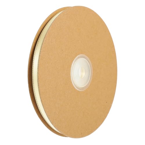 Sewroro Doppelseitiges Satinband mit Goldener Kante Hochwertiges Geschenkband für Geschenkverpackung DIY Bastelband Reißfestes Bänder für Schleifen Blumen Partydekoration Cremefarben Sewroro Doppelseitiges Satinband mit Goldener Kante Hochwertiges Geschenkband für Geschenkverpackung DIY Bastelband Reißfestes Bänder für Schleifen Blumen Partydekoration Cremefarben von Sewroro