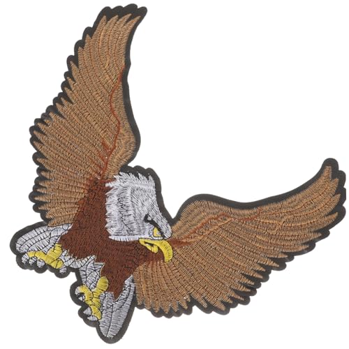 Sewroro Eagle Patch zum Aufnähen Lederoptik Bestickter Aufnäher für Jeans Jacken Rucksäcke DIY Kleidung Accessoires Große Adler Applikation für Textilgestaltung Sewroro Eagle Patch zum Aufnähen Lederoptik Bestickter Aufnäher für Jeans Jacken Rucksäcke DIY Kleidung Accessoires Große Adler Applikation für Textilgestaltung von Sewroro