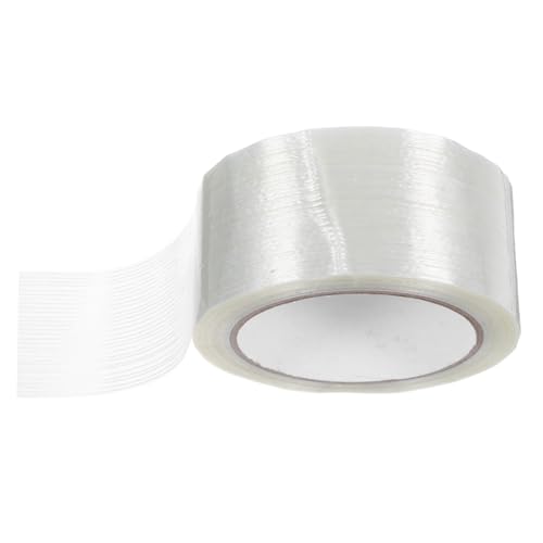 Sewroro Einseitiges Glasfaser Klebeband Transparentes Stark Haftendes Markenfreies Band für Verpackung Reparaturen und Handwerk von Sewroro