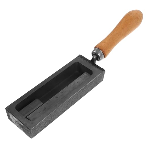 Sewroro Eisenbarrenform Streifenform Gießform für Gold Silber Messing Kupfer Schmelzen und Gießen Labor Schmuckherstellung für Kleine Metallmengen Sewroro Eisenbarrenform Streifenform Gießform für Gold Silber Messing Kupfer Schmelzen und Gießen Labor Schmuckherstellung für Kleine Metallmengen von Sewroro