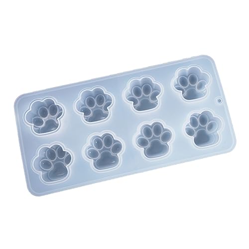 Sewroro Epoxidharz Silikonform Katzenpfote DIY Gießform Halbfertige Dekorationen Tragbar Glatte Oberfläche für Schmuck Schlüsselanhänger Handwerk von Sewroro