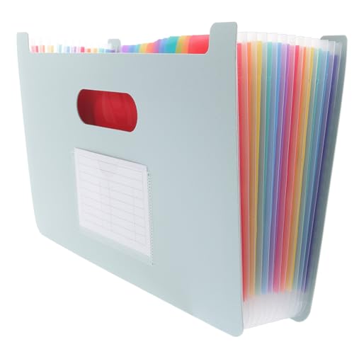 Sewroro Erweiterbare Fächermappe aus Material Tragbare Dokumentenmappe für Büro und Zuhause Organizer für Rechnungen Verträge und Belege Robuste Aktenordner mit Hoher Kapazität für Sewroro Erweiterbare Fächermappe aus Material Tragbare Dokumentenmappe für Büro und Zuhause Organizer für Rechnungen Verträge und Belege Robuste Aktenordner mit Hoher Kapazität für von Sewroro