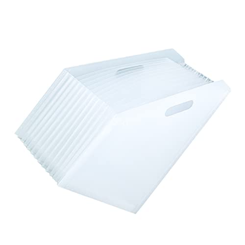 Sewroro Erweiterbarer Transparenter Desktop Aktenhalter mit Mehrschichtigem Wasserdichtem Design Großer Kapazität für Ordner Bücher und Notizen für Büro Schule und von Sewroro