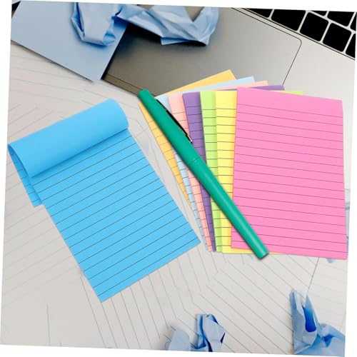Sewroro Farben Haftnotizen Klebezettel mit Markierungen für Bürobedarf Kreative Notizzettel Abreißbare Memo Pads für Lehrer Büro und Zuhause Sewroro Farben Haftnotizen Klebezettel mit Markierungen für Bürobedarf Kreative Notizzettel Abreißbare Memo Pads für Lehrer Büro und Zuhause von Sewroro