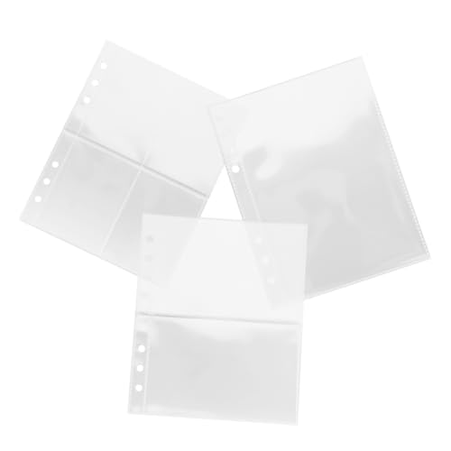 Sewroro Fotoalbum Einsteckseiten Transparente Seitige Einseitige Kartenalbum Hüllen mit Fächern Langlebige Material Sammelalbum Nachfüllseiten für Postkarten und Fotos Sewroro Fotoalbum Einsteckseiten Transparente Seitige Einseitige Kartenalbum Hüllen mit Fächern Langlebige Material Sammelalbum Nachfüllseiten für Postkarten und Fotos von Sewroro