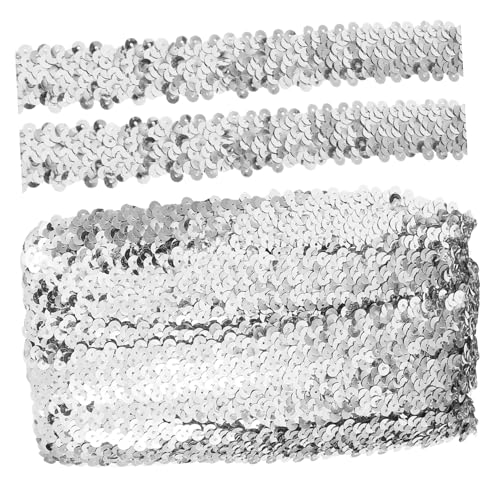 Sewroro Funkelndes Paillettenband Elastisches Dekoband für Kreative Nähprojekte Vielseitige Anwendung für Kleidung Vorhänge und Bastelarbeiten Sewroro Funkelndes Paillettenband Elastisches Dekoband für Kreative Nähprojekte Vielseitige Anwendung für Kleidung Vorhänge und Bastelarbeiten von Sewroro