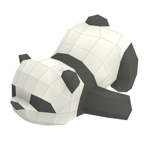Sewroro Geometrisches Origami Panda Papiermodell Handgeformte DIY Dekoration für Festival Party Fotoaufnahmen mit Irisierendem Papier Sewroro Geometrisches Origami Panda Papiermodell Handgeformte DIY Dekoration für Festival Party Fotoaufnahmen mit Irisierendem Papier von Sewroro