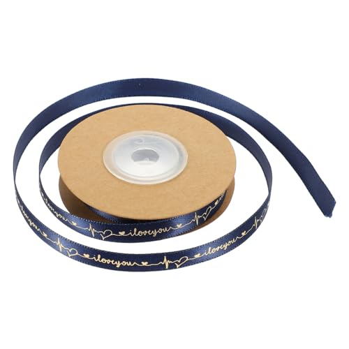 Sewroro Glänzendes Geschenkband mit Buchstaben Polyester Dekoband zum Basteln Langes Satinband für Geschenkverpackung Partydeko DIY Schleifen und Blumenarrangements Sewroro Glänzendes Geschenkband mit Buchstaben Polyester Dekoband zum Basteln Langes Satinband für Geschenkverpackung Partydeko DIY Schleifen und Blumenarrangements von Sewroro