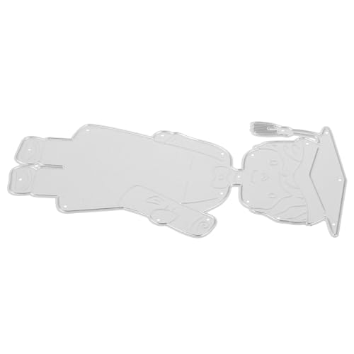 Sewroro Graduation DIY Cutting Die Metall Stanzform für Scrapbooking Präzises Schneiden Prägen für Karten Fotoalben Dekorationen Graduation Thema Bastelwerkzeug für Abschlussfeier von Sewroro