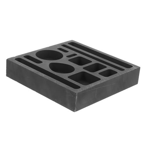 Sewroro Graphit Gießform mit Löchern und Beweglichem Baffle für Silber Schmuckherstellung Leichtes Entformen Langlebig und Vielseitig Einsetzbar für Professionelle und Hobby von Sewroro