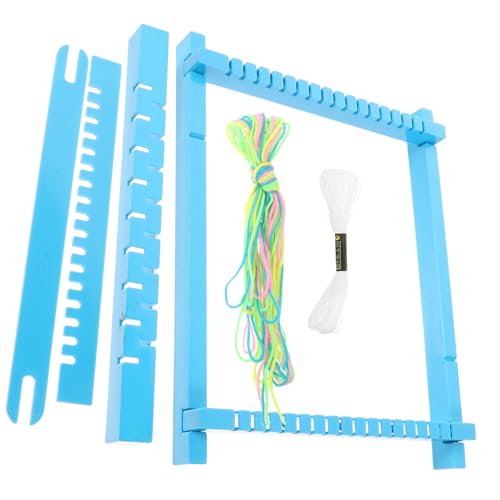 Sewroro Handgefertigter Webrahmen für originelles Strickspielzeug Frühförderung Entwicklung Hand Auge Koordination Eltern Junge Mädchen Pädagogisch Sicher Robust von Sewroro